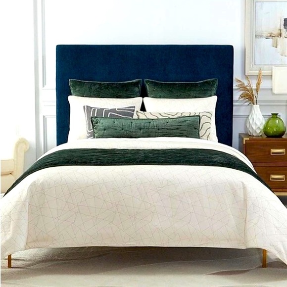 Southern Living & Luxury Hotel Queen Savino Cream Duvet (2) Shams /Euro Sham NWT